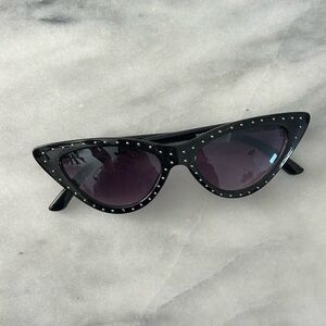 Zara Studded Cateye Sunglasses